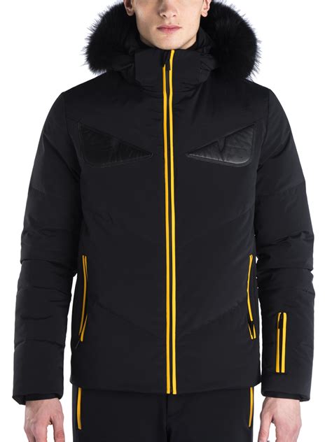 fendi puffer jacket black|fendi puffer jacket men.